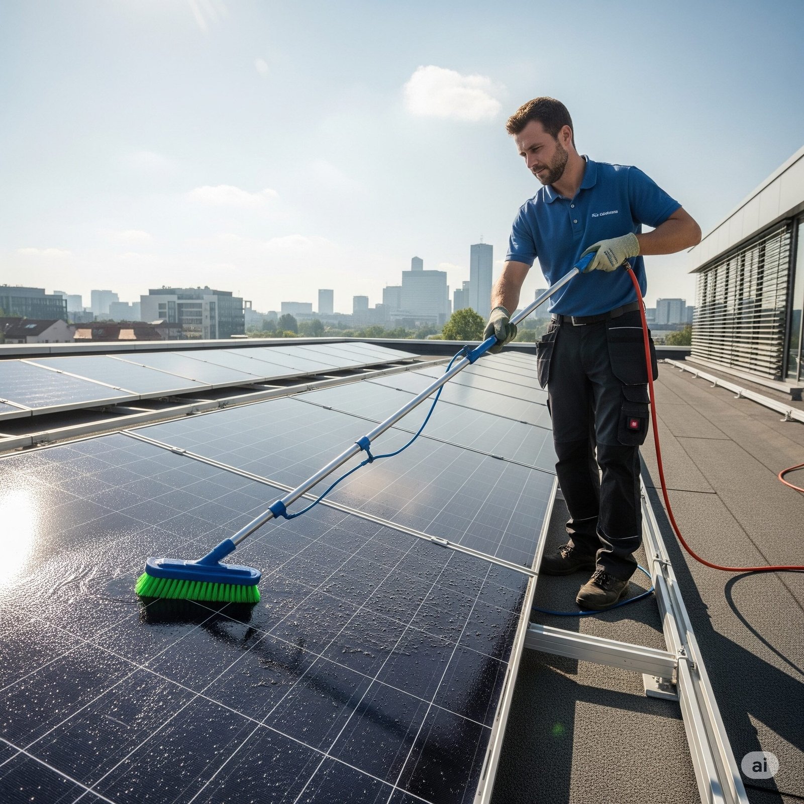 Solar Panel Cleaning and Maintenance
