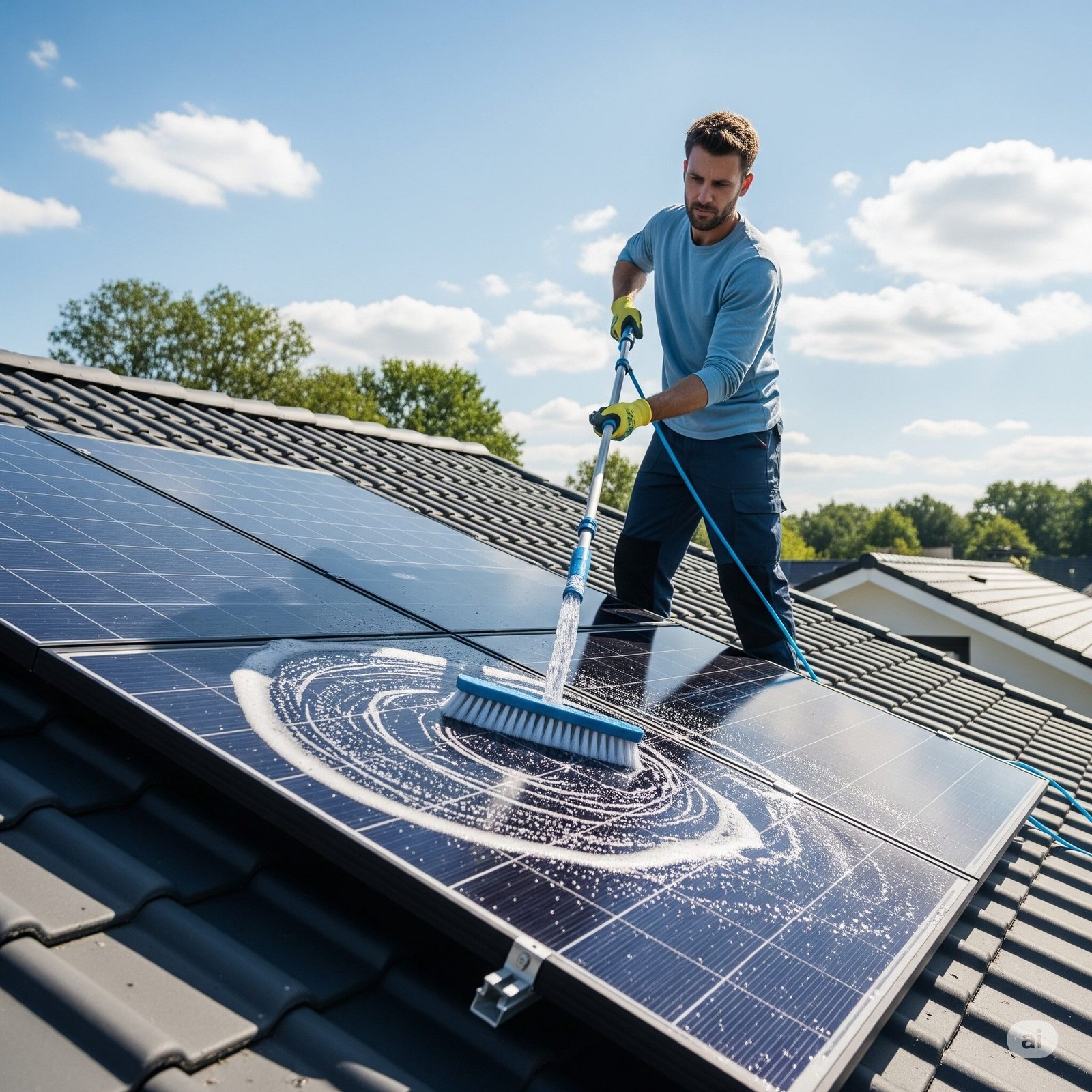 Solar Panel Cleaning and Maintenance